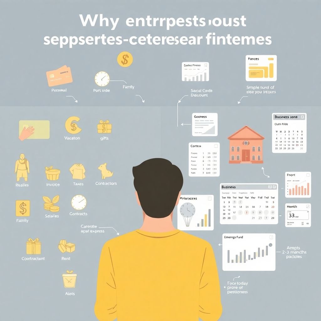 Как предпринимателю разделить личные и бизнес-финансы и избежать долговой ямы